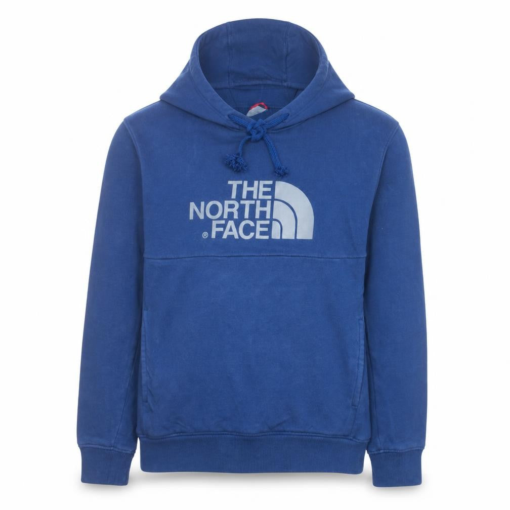 Mens UK Size S The North Face Blue Pullover Hoodie