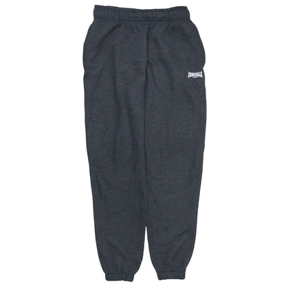 Lonsdale Men Grey Sweatpants S Regular Fit Elastic Waist Fleece