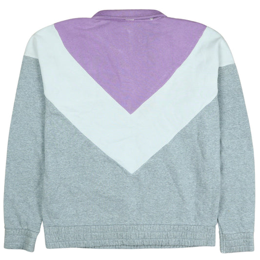 Womens UK Size S FILA Grey Pullover Sweatshirt