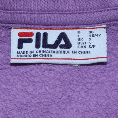 Womens UK Size S FILA Grey Pullover Sweatshirt