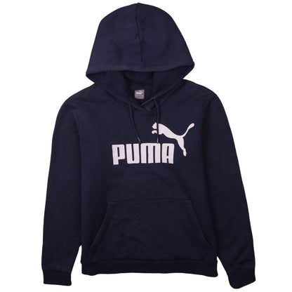 Womens UK Size 16 PUMA Blue Pullover Hoodie