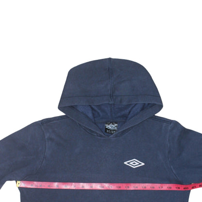 Boys UK Size 13 Years Umbro Blue Pullover Hoodie