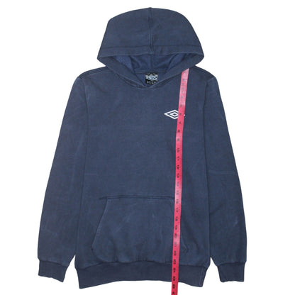 Boys UK Size 13 Years Umbro Blue Pullover Hoodie