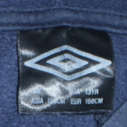 Boys UK Size 13 Years Umbro Blue Pullover Hoodie