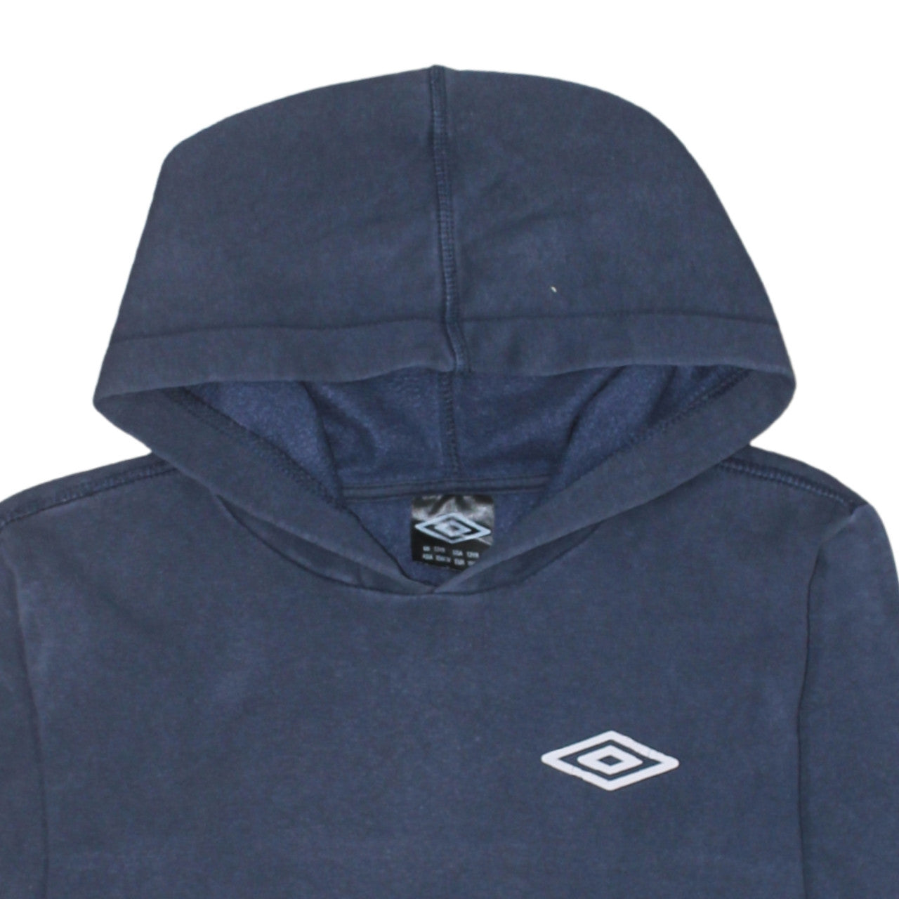 Boys UK Size 13 Years Umbro Blue Pullover Hoodie