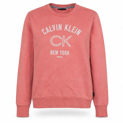 Womens UK Size M Calvin Klein Pink Pullover Sweatshirt