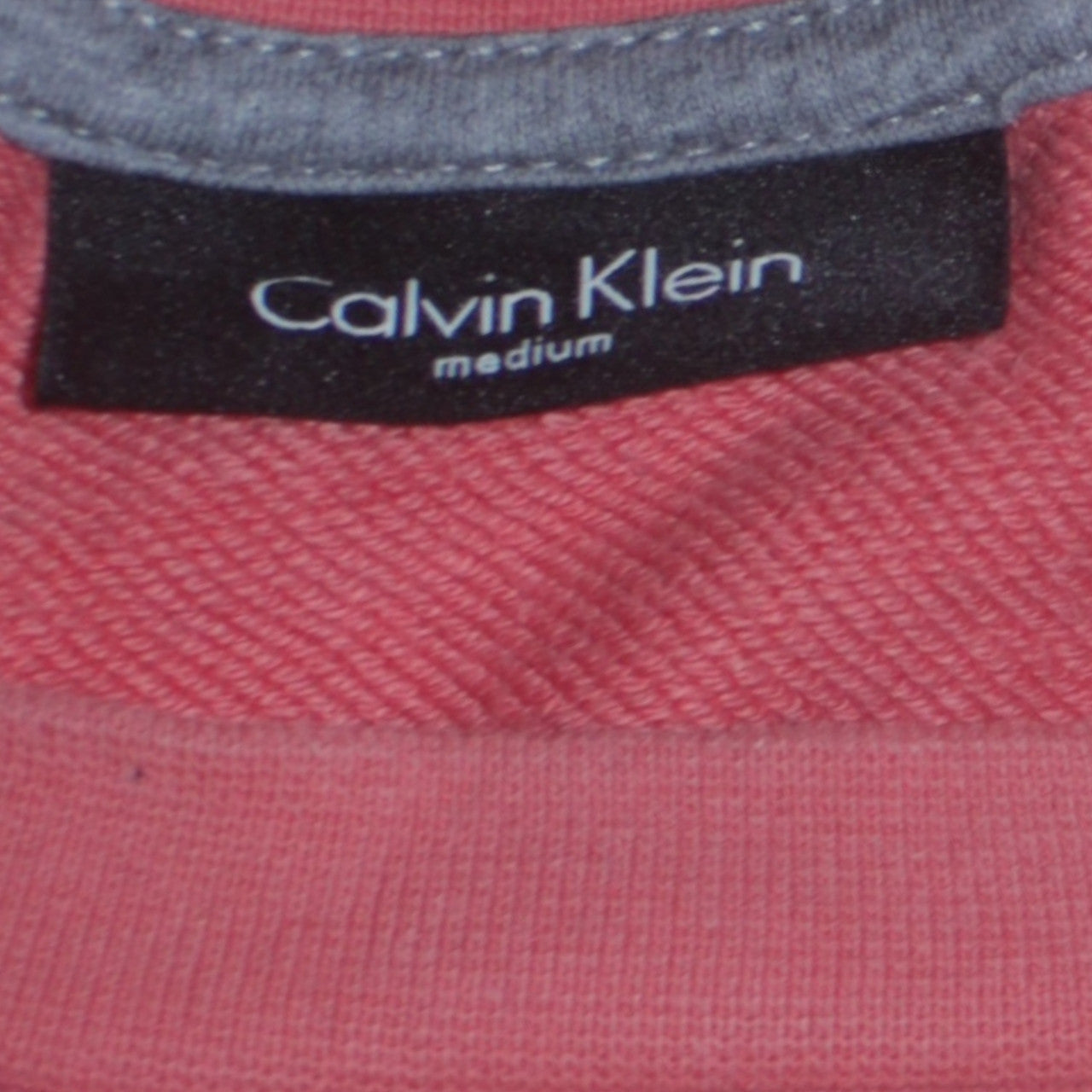 Womens UK Size M Calvin Klein Pink Pullover Sweatshirt