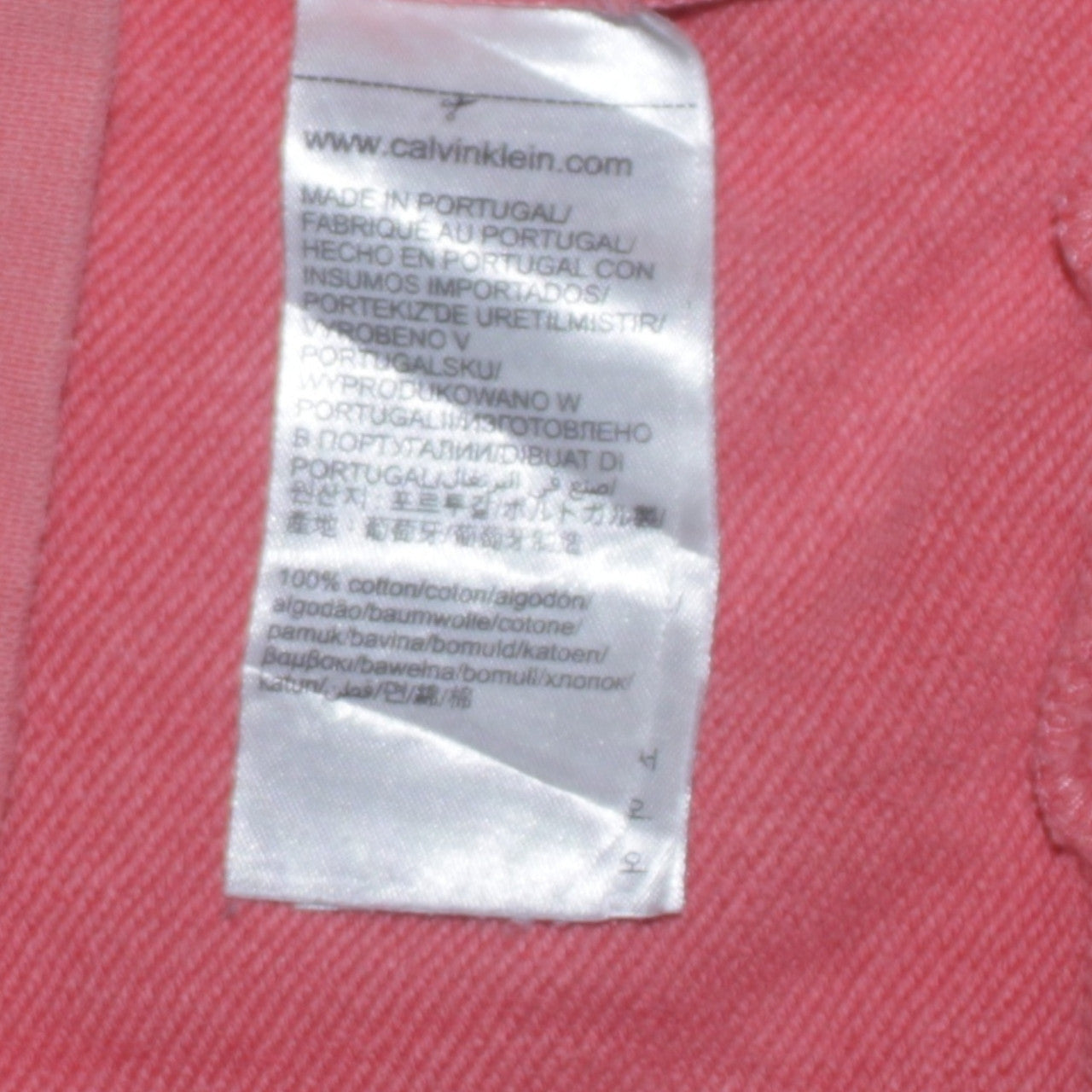 Womens UK Size M Calvin Klein Pink Pullover Sweatshirt