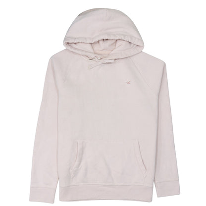 Mens UK Size L Hollister Beige Pullover Hoodie