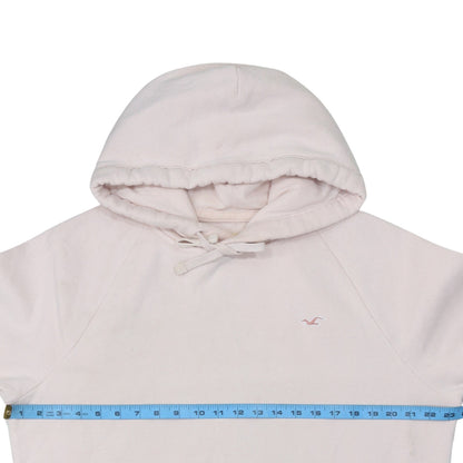 Mens UK Size L Hollister Beige Pullover Hoodie