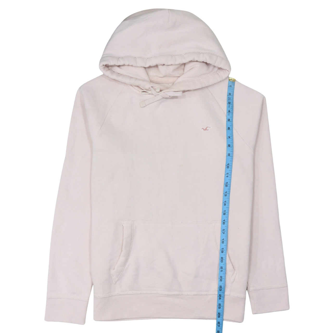 Mens UK Size L Hollister Beige Pullover Hoodie