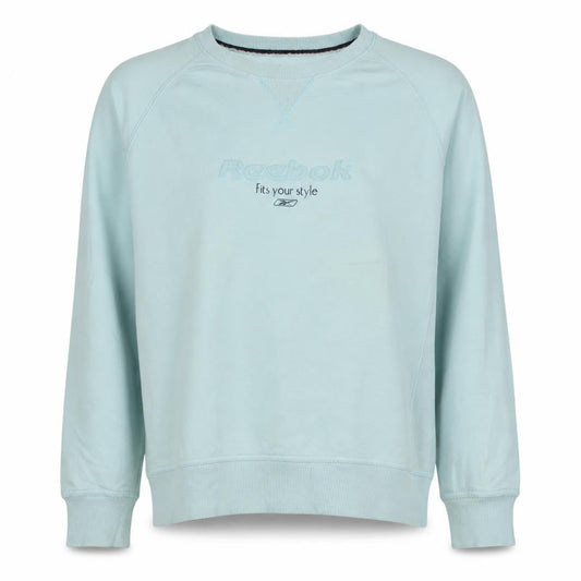 Womens UK Size XL Reebok Blue Pullover Sweatshirt