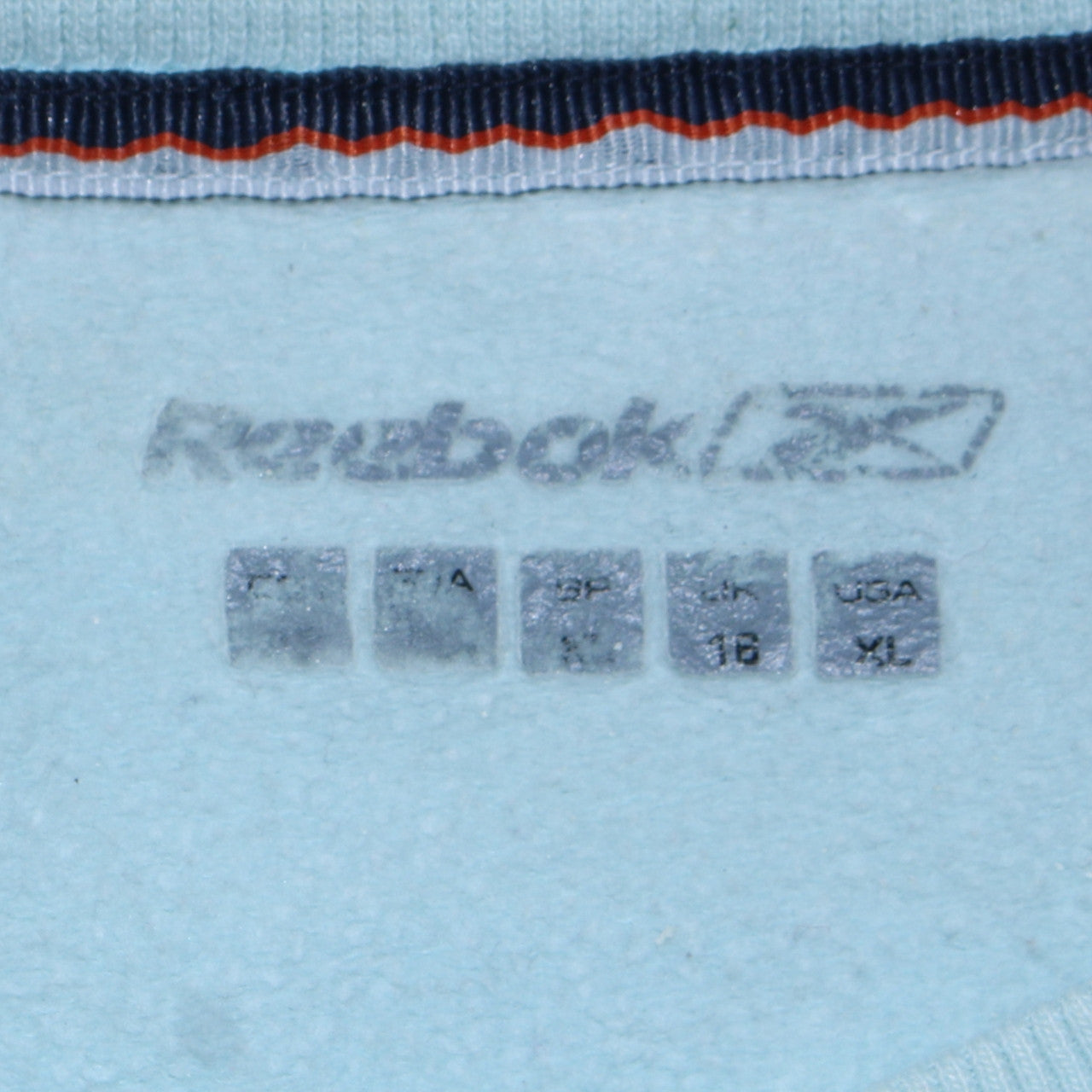Womens UK Size XL Reebok Blue Pullover Sweatshirt