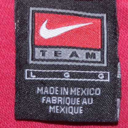 Mens UK Size L Nike Red Pullover Sweatshirt