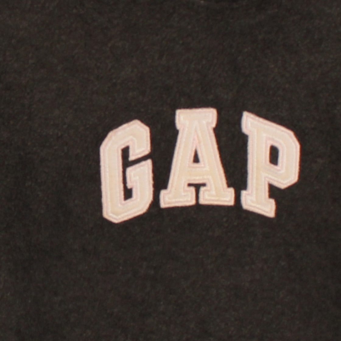 Gap Women's Black L Pullover Hoodie with Logo and Kangaroo Pocket