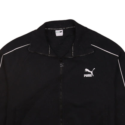 Womens UK Size XL PUMA Black Full Zip Sweatshirt