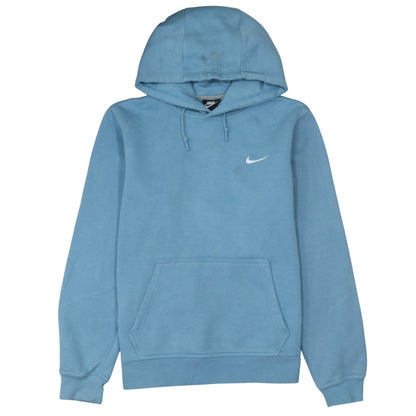 Mens UK Size M Nike Blue Pullover Hoodie