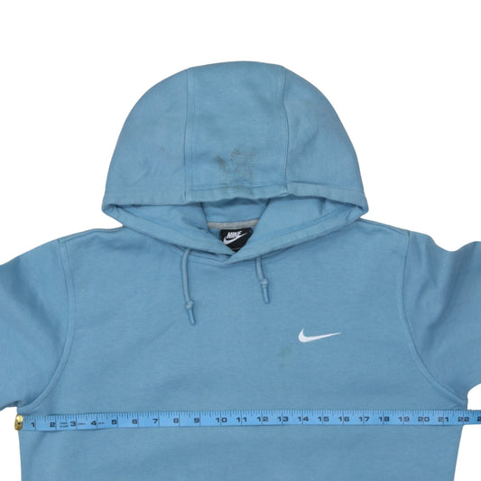 Mens UK Size M Nike Blue Pullover Hoodie