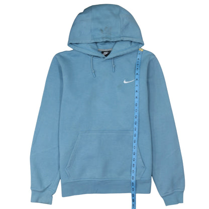 Mens UK Size M Nike Blue Pullover Hoodie