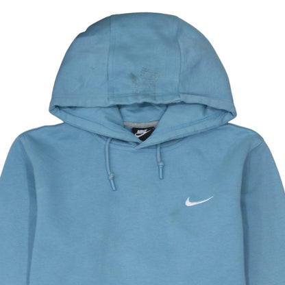 Mens UK Size M Nike Blue Pullover Hoodie