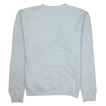Mens UK Size M Champion White Pullover Sweatshirt