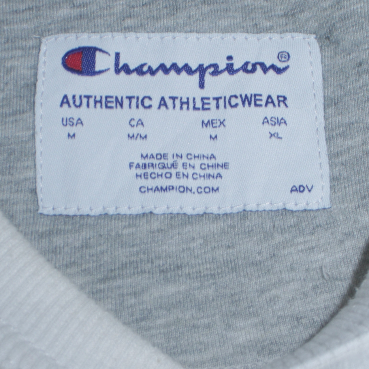 Mens UK Size M Champion White Pullover Sweatshirt