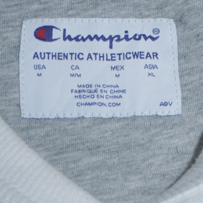 Mens UK Size M Champion White Pullover Sweatshirt
