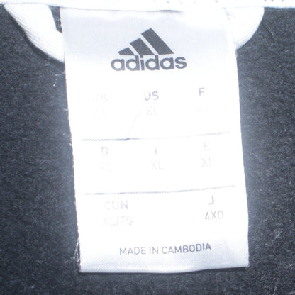 Mens UK Size XL adidas Black Full Zip Hoodie