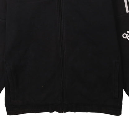 Mens UK Size XL adidas Black Full Zip Hoodie