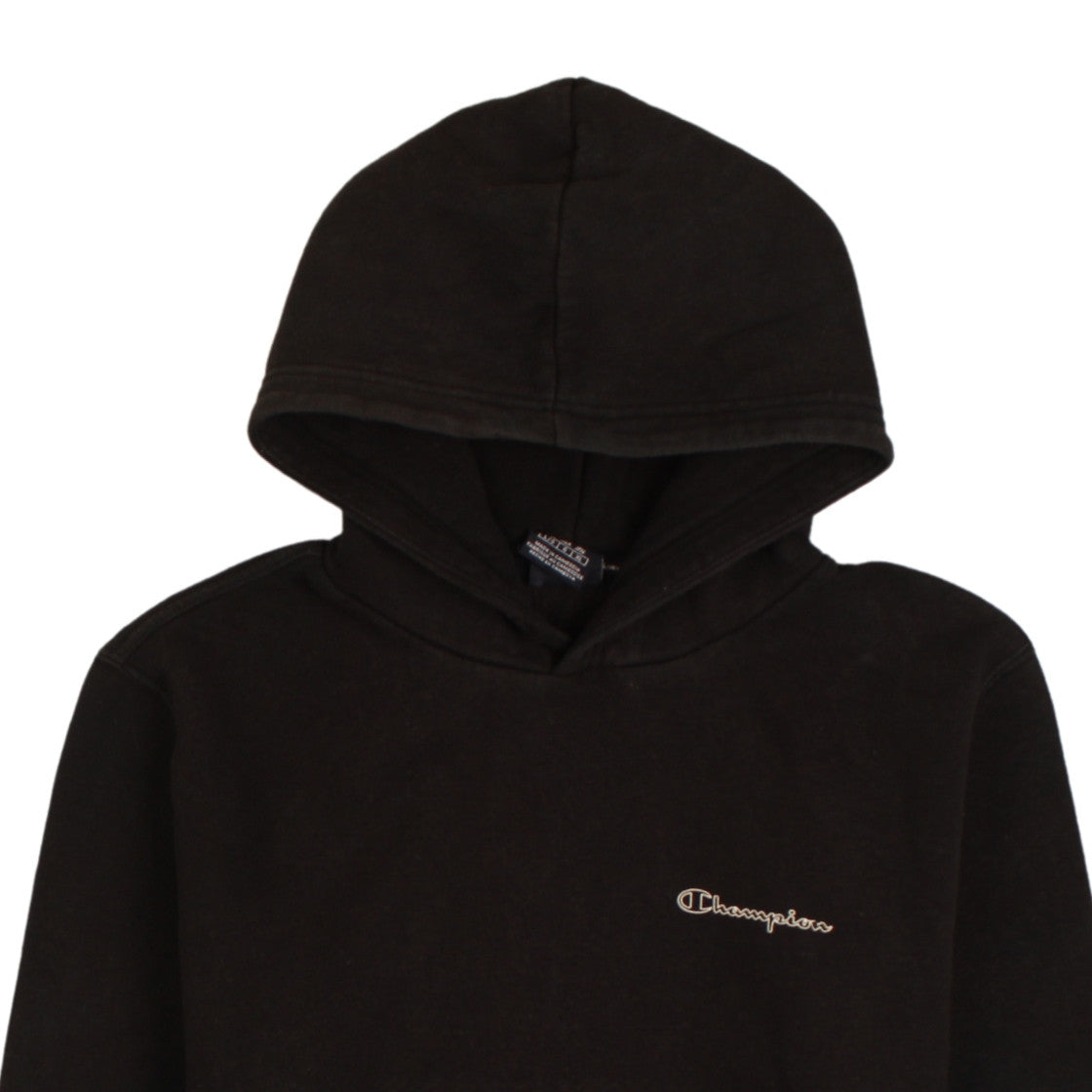 Mens UK Size L Champion Black Pullover Hoodie