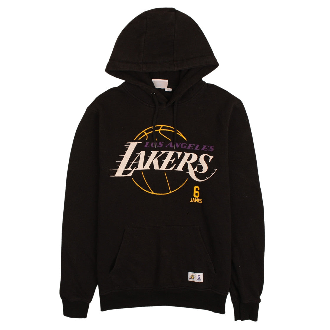 Mens UK Size L NBA Black Pullover Hoodie