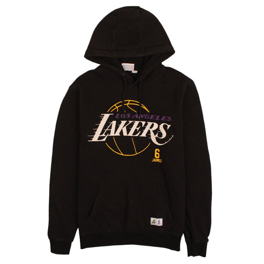 Mens UK Size L NBA Black Pullover Hoodie