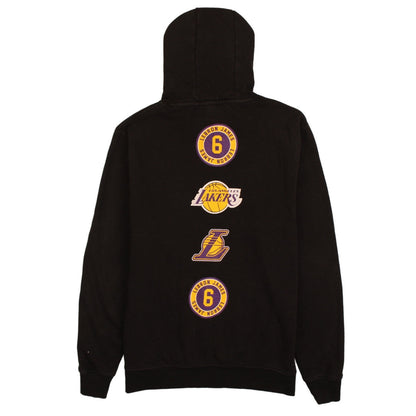 Mens UK Size L NBA Black Pullover Hoodie