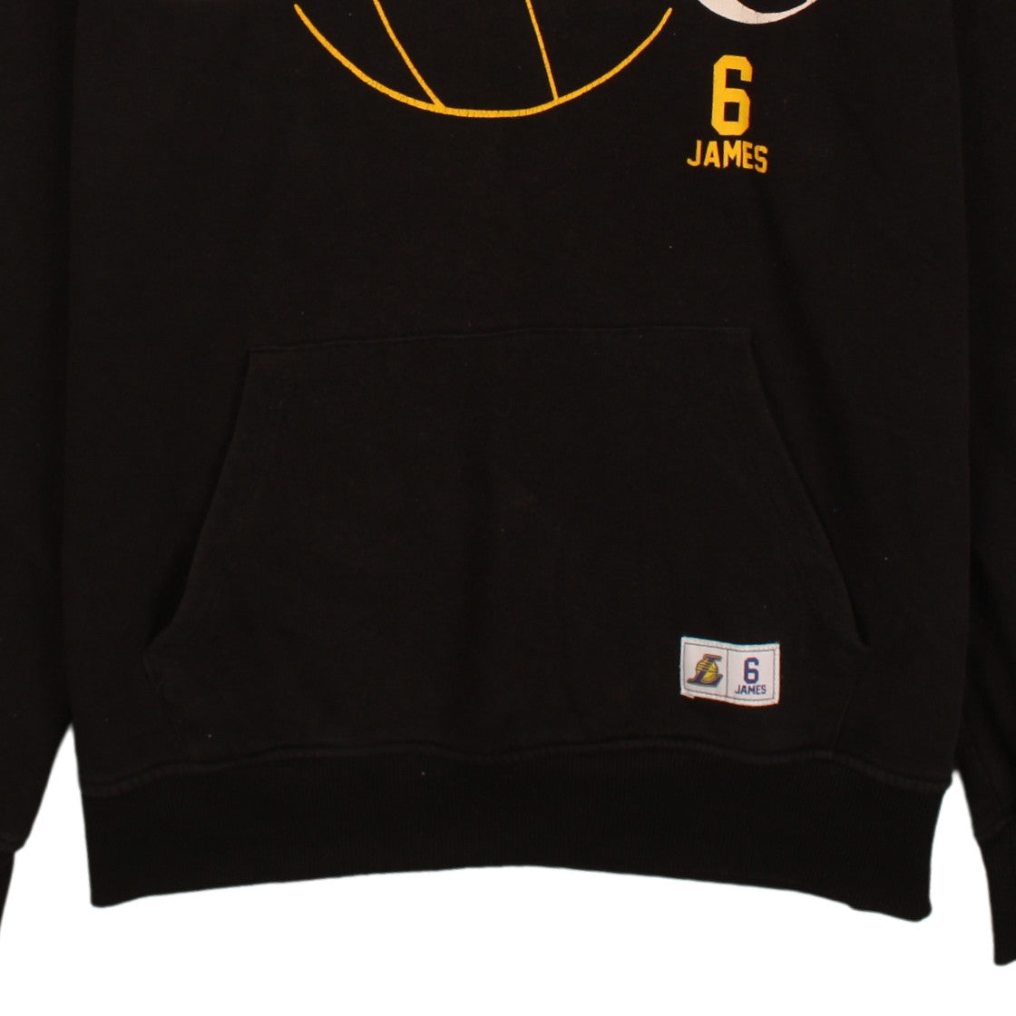 Mens UK Size L NBA Black Pullover Hoodie