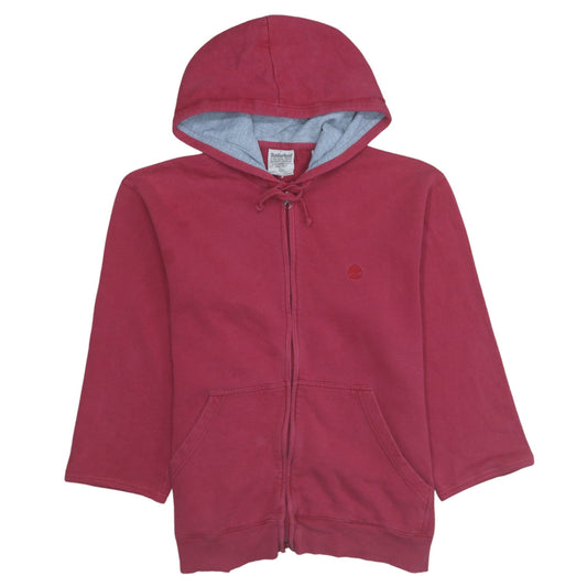 Mens UK Size S Timberland Red Full Zip Hoodie