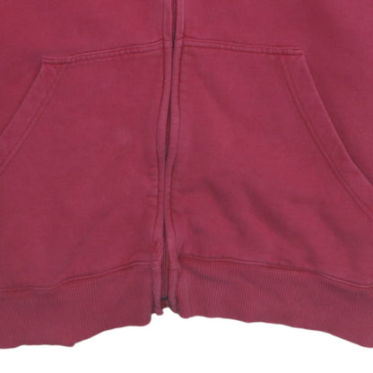 Mens UK Size S Timberland Red Full Zip Hoodie
