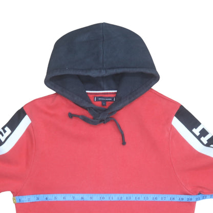 Mens UK Size S Tommy Hilfiger Red Pullover Hoodie