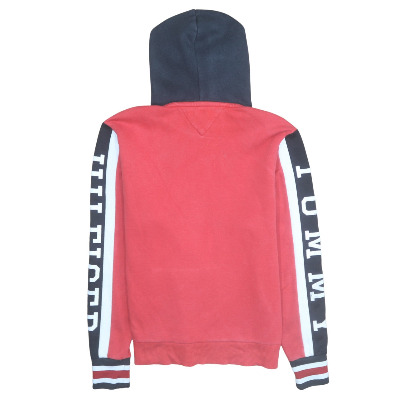Mens UK Size S Tommy Hilfiger Red Pullover Hoodie