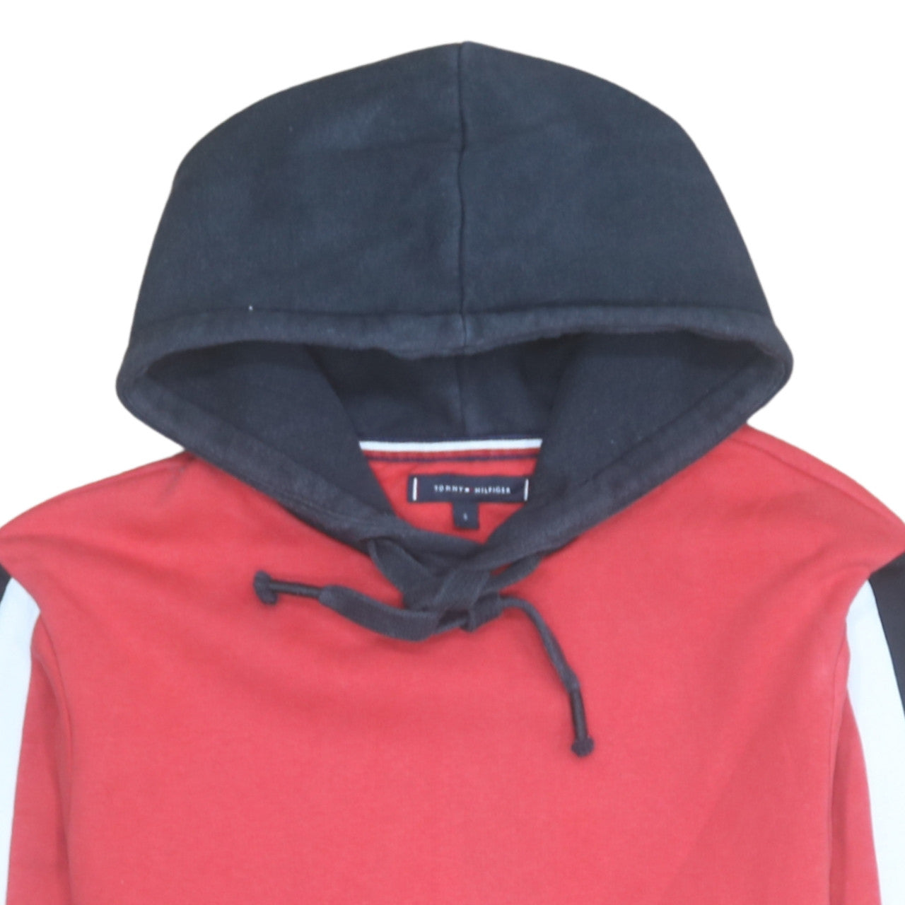Mens UK Size S Tommy Hilfiger Red Pullover Hoodie