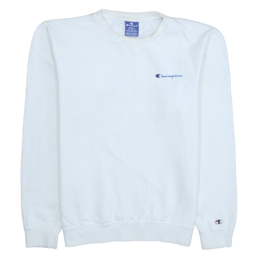 Womens UK Size S Champion White Pullover Sweatshirt