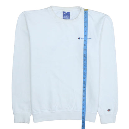 Womens UK Size S Champion White Pullover Sweatshirt