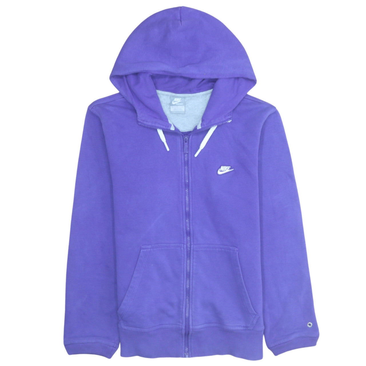 Mens UK Size S Nike Purple Full Zip Hoodie