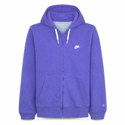 Mens UK Size S Nike Purple Full Zip Hoodie