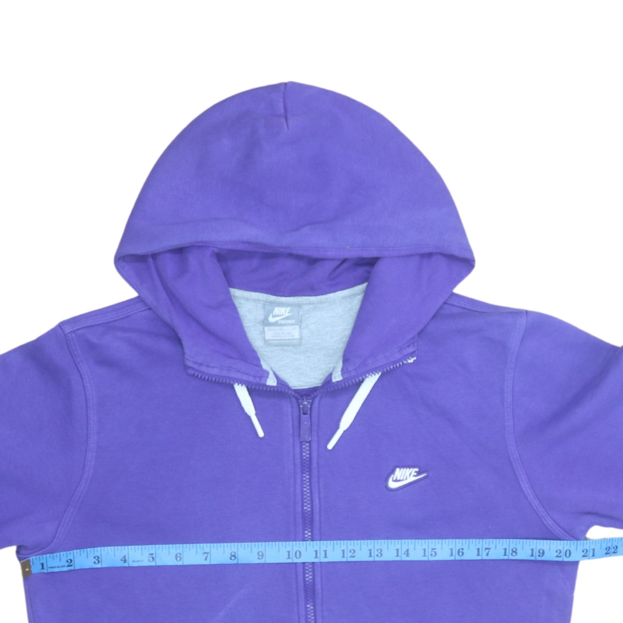 Mens UK Size S Nike Purple Full Zip Hoodie