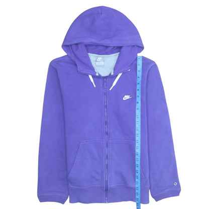 Mens UK Size S Nike Purple Full Zip Hoodie