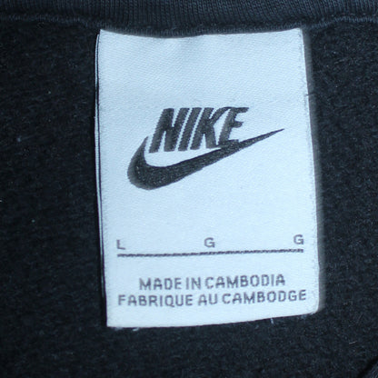 Mens UK Size L Nike Black Pullover Hoodie