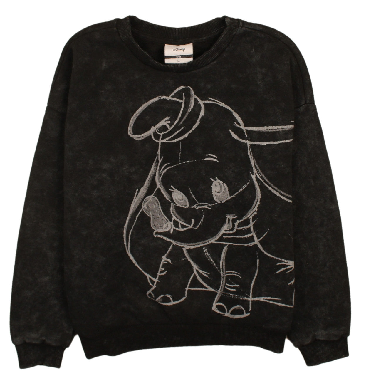 Womens UK Size L Disney Black Pullover Sweatshirt