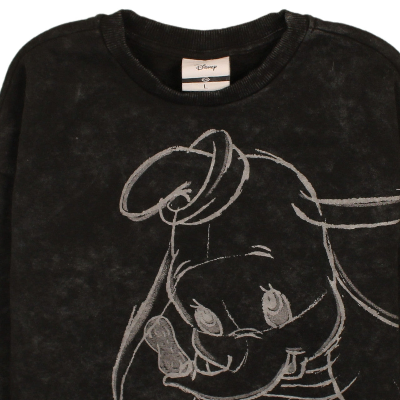 Womens UK Size L Disney Black Pullover Sweatshirt