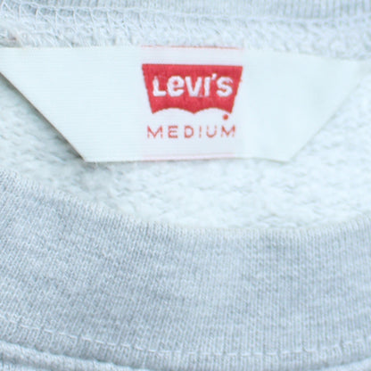 Mens UK Size M Levi's Grey Pullover Sweatshirt