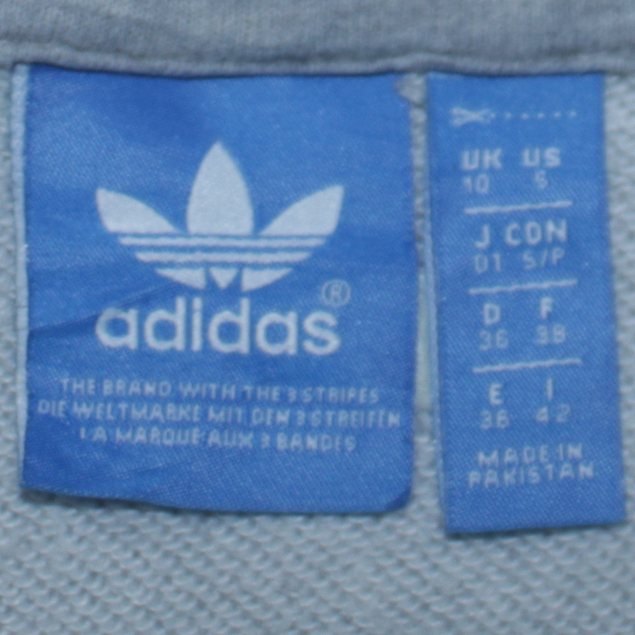 Womens UK Size 10 adidas Grey Pullover Hoodie